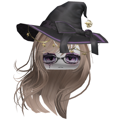 ♡ Halloween Witch Windy Hair (Milktea) Roblox item
