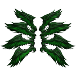 Green Angel Wings