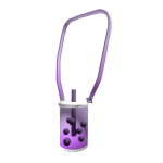 Purple Boba Purse
