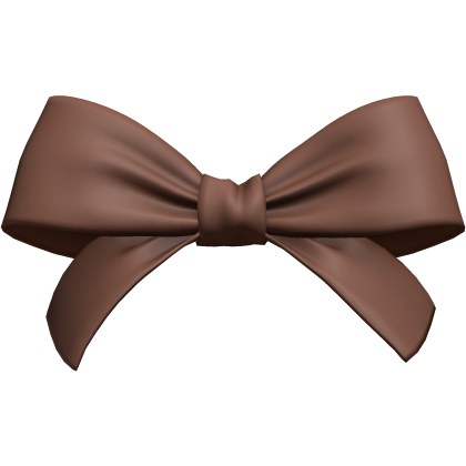 Brown Coquette Oversized Hair Bow
