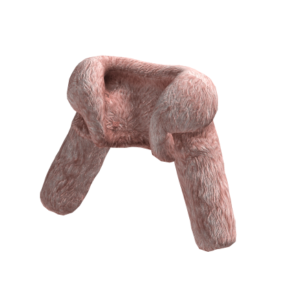 Pastel Pink Fur Crop Jacket