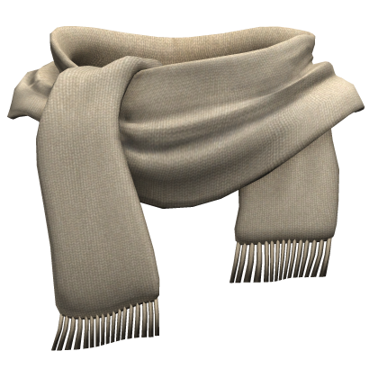High Fashion Cosy Cream Scarf