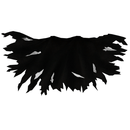 Torn Wide Black Cape Roblox item