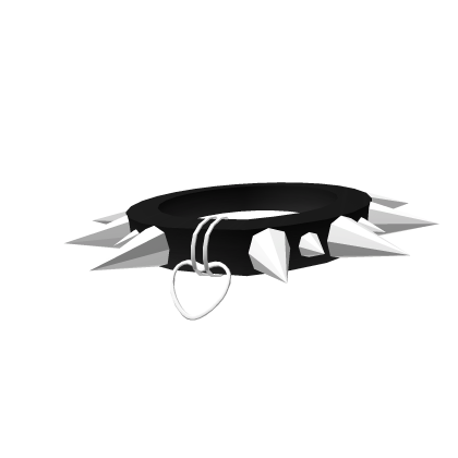 Spiked Heart Collar - Black (3.0) Roblox item