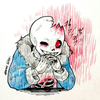 horror sans Roblox decal