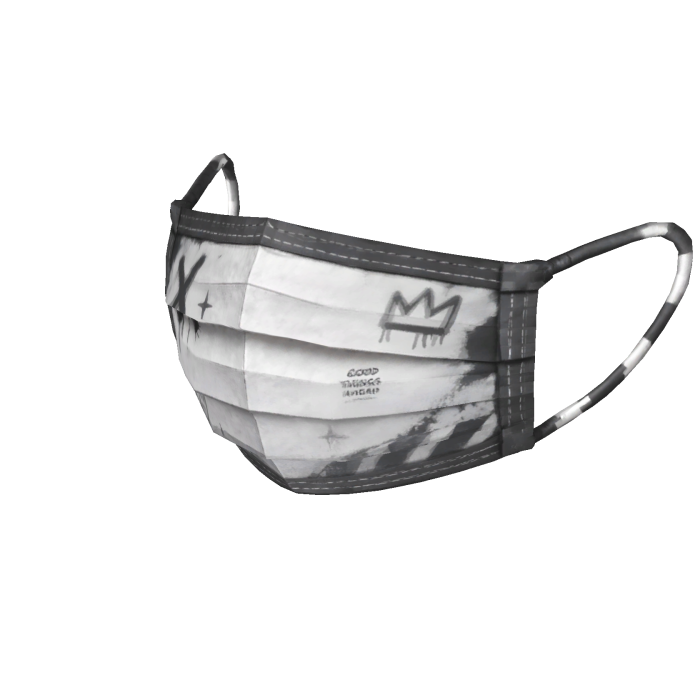 Monochrome Good Things Ahead Mask