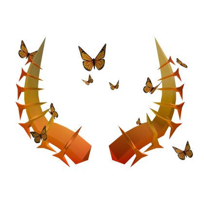 🔥 Fire Butterfly Horns 🔥