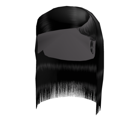 Mia Straight Sleek Hair W Swoop Black Roblox item