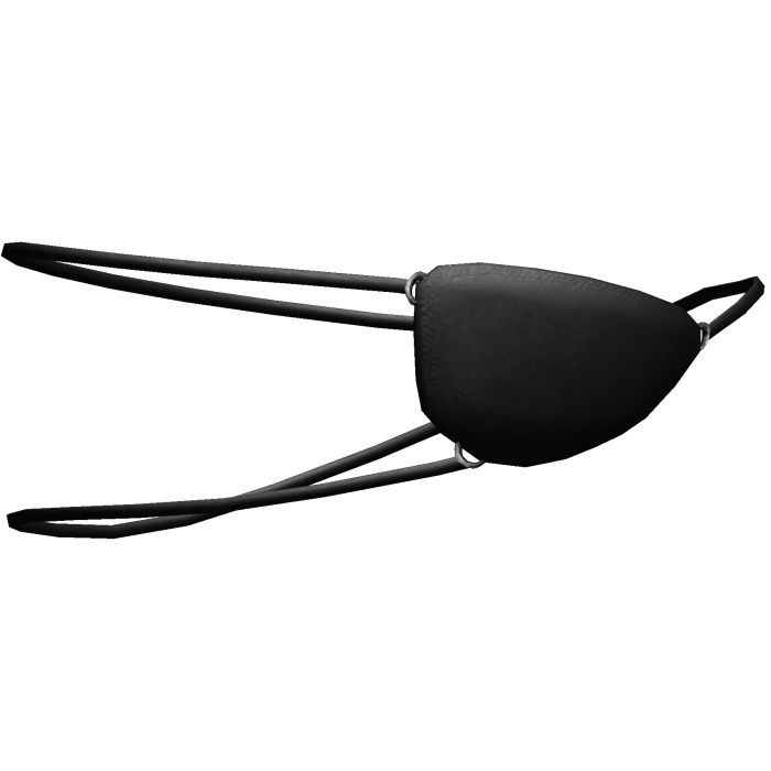 Black Emo Cadet Eyepatch