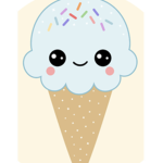 Little cute ice cream cones!