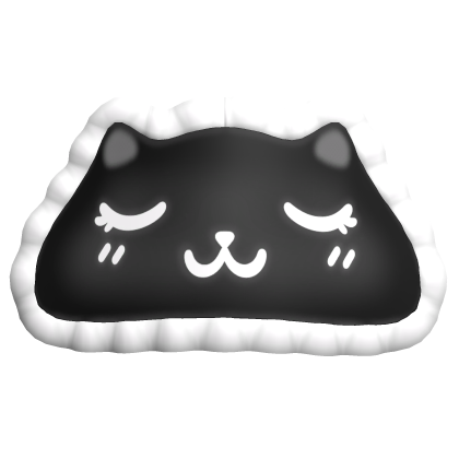 Kitty Sleep Mask Black & White Roblox item
