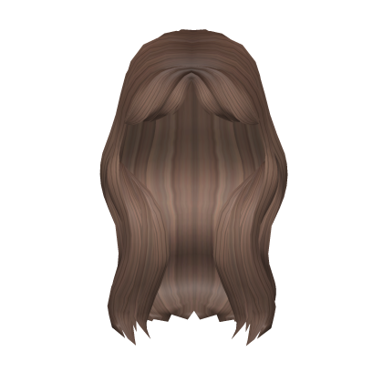 Cute Brown Wavy Hair with Bangs Roblox item