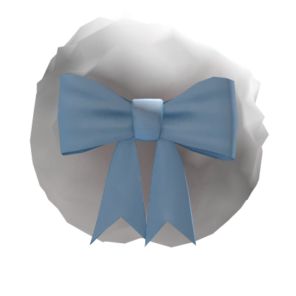 Cute Blue Fluffy Bunny Shoulder Pet Roblox item