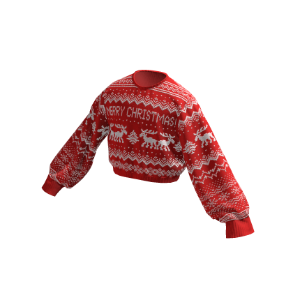 Christmas Cropped Sweater thumbnail