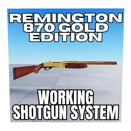 (WORKING GUN) REMINGTON 870 GOLD EDITION [PBR]