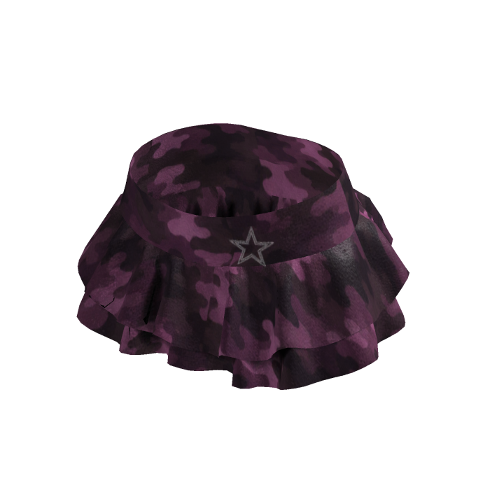 Pink Camo Star Skirt