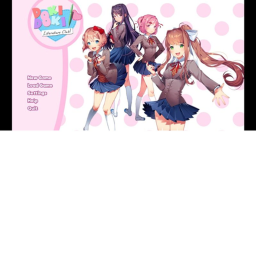 Doki Doki Literature Club classroom