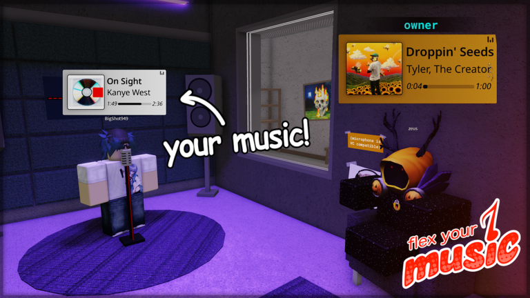 [🎃] flex your music  artwork