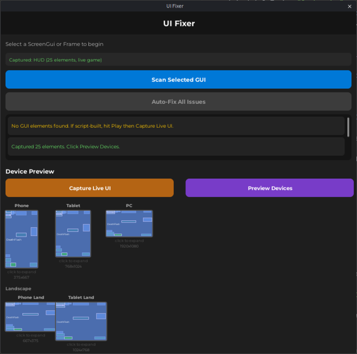 UI Fixer preview 1