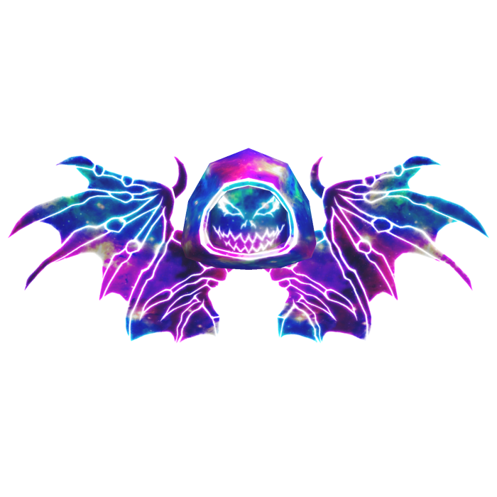 Cartoony Galaxy Hood Dragon Wings Aura Combo (✔)