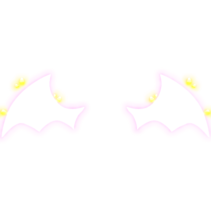 ノ♡  : [ GLOWING ] Cute Pink Emissive Wing 