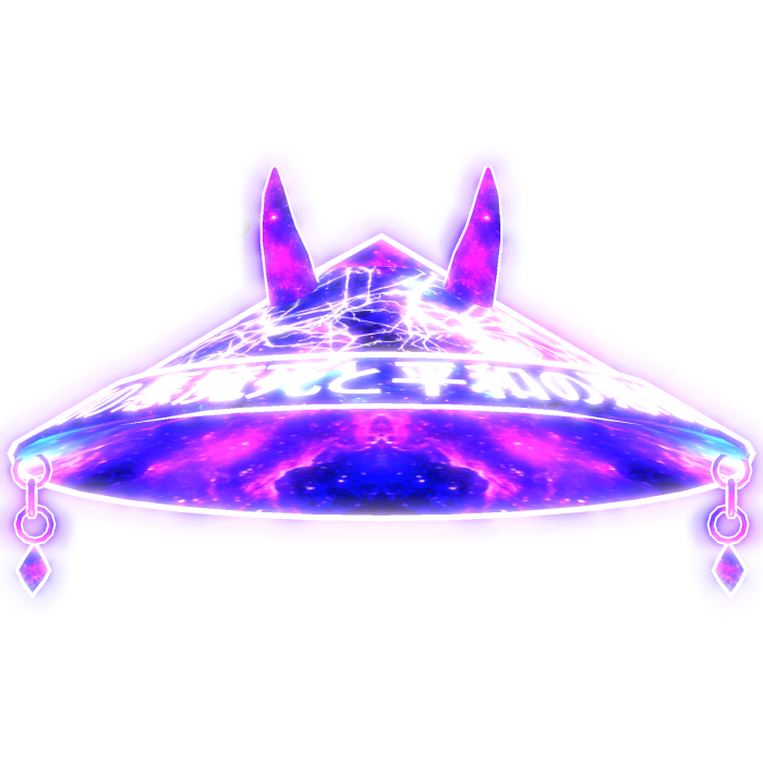 Cyber Galaxy Samurai Hat [EMISSIVE]