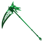 Emerald Bone-Reaper Scythe