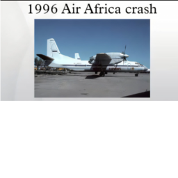 1996 air africa crash