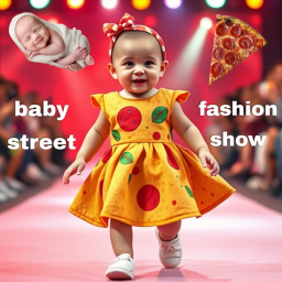 baby street fashion show