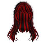 ♡ Long Dark Red Hair with Waves