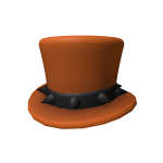 Orange Spikey Top Hat