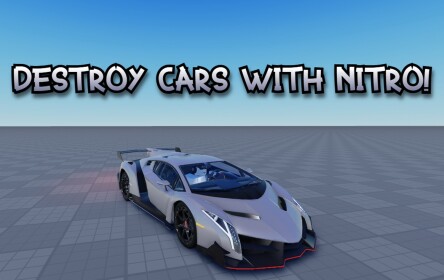 Vernietig auto's met nitro