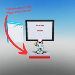 Baseplate But It Gets Bigger Every Second