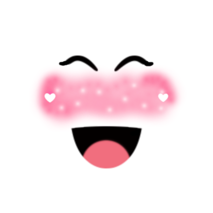Super Heart Happy Face Roblox decal