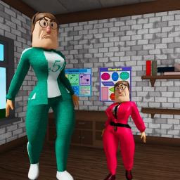 SQUID GAME PLAYER WOMAN ESCAPE (Obby)