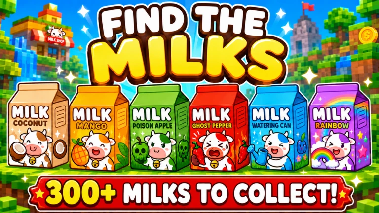 Find the Milks GARDEN ZONE | Play on Roblox