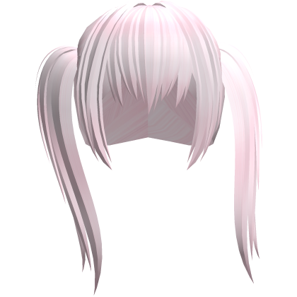 Choppy Emo Scene Anime Messy Hair in Pink Roblox item