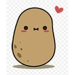A group of fat potatoes