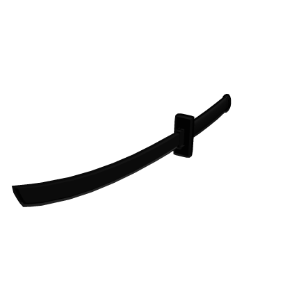 Handheld Black Cyberpunk 3D Katana thumbnail