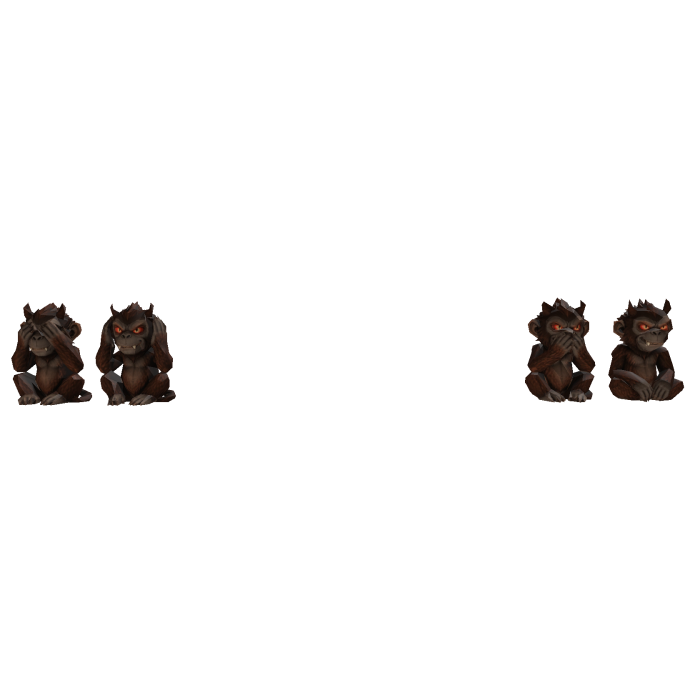 Four Evil Monkeys