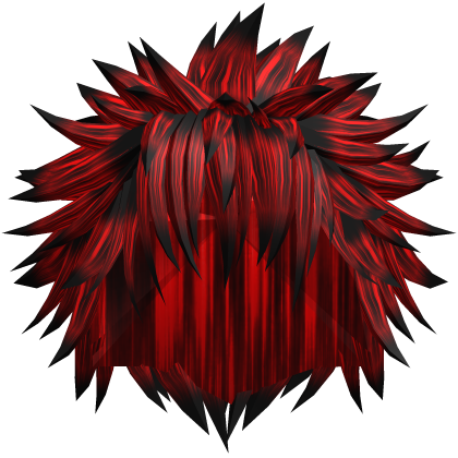 Red Spiky Vkei Anime Hair 22 Roblox item