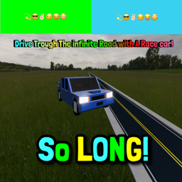Drive trough the infinite Road With A Race car! icon