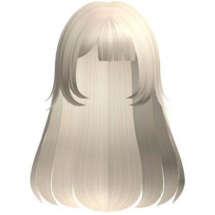 ♡﹒adorable long wispy layered hair in light blonde Roblox item