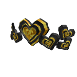 Golden Topaz Heart Crown