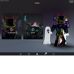 Magical cartoony demon masters