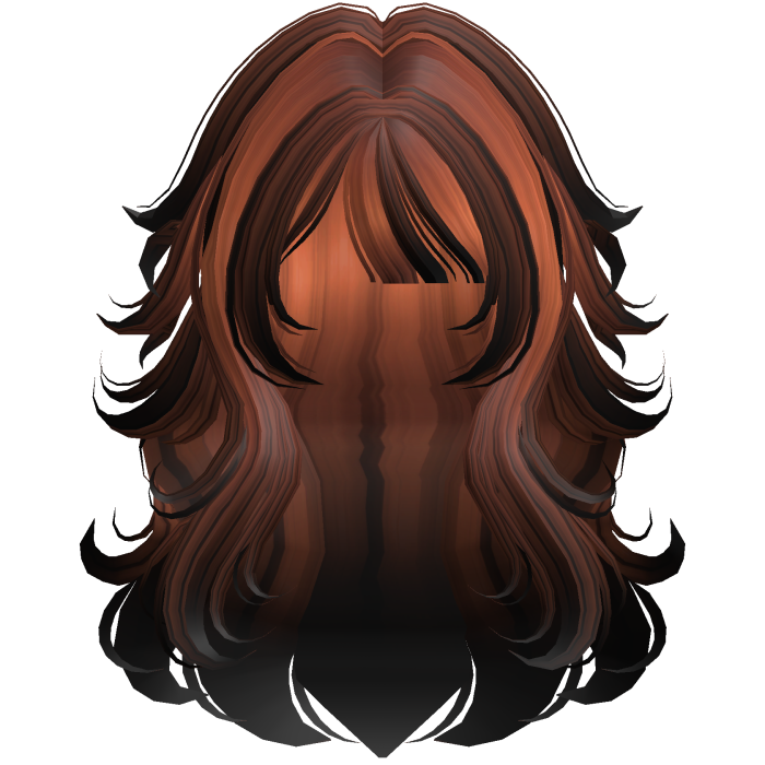 Ghost Chibi Anime Fluffy Layered Hair (Ginger)