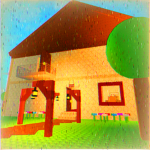 A house with one window.