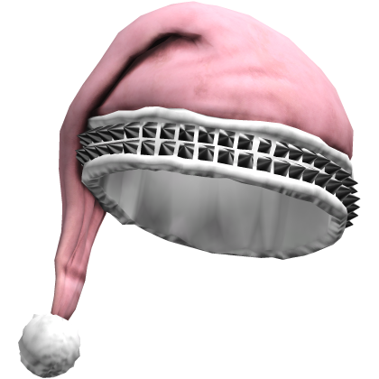 Light Pink Studded Santa Hat Roblox item