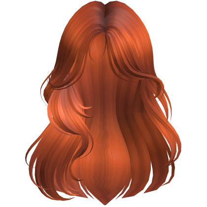 Messy Layered Curtain Bangs (Ginger)