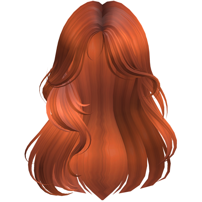 Messy Layered Curtain Bangs (Ginger)
